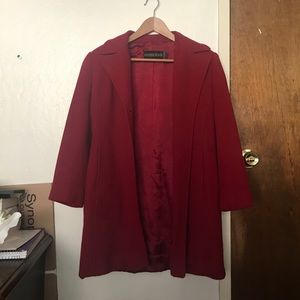 Red Kirsten blake coat